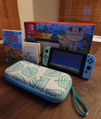 Consola Nintendo Switch Animal Crossing Incluye Juego