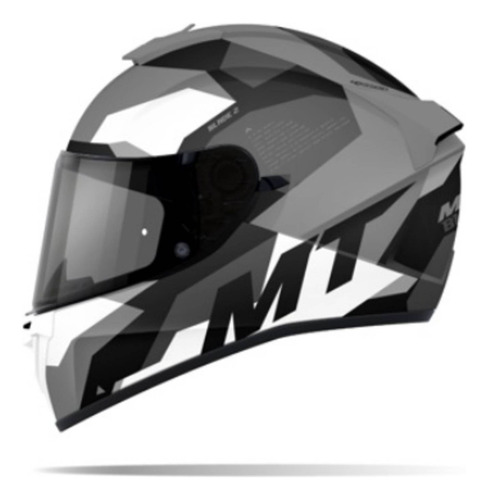 Casco Moto Mt Blade 2 Certificado Doble Visor Brillo