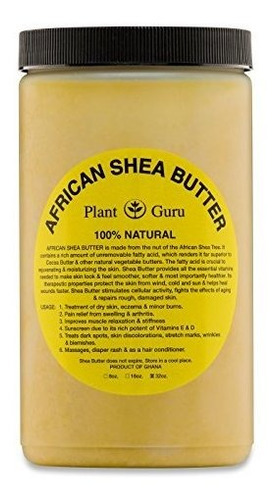 Prima Manteca De Karité De África 32 Oz Jar Granel Sin Refin