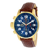 Reloj Marca Invicta Hombre 3329 Cafe Cuero 