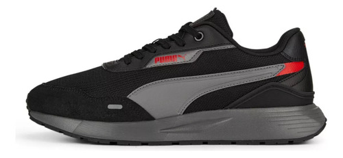 Tenis Puma Hombre Runtamed Plus Negro Gris