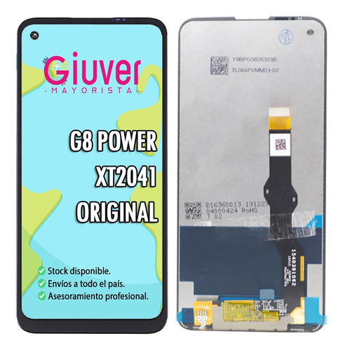 Modulo Pantalla Motorola Moto G8 Power Original