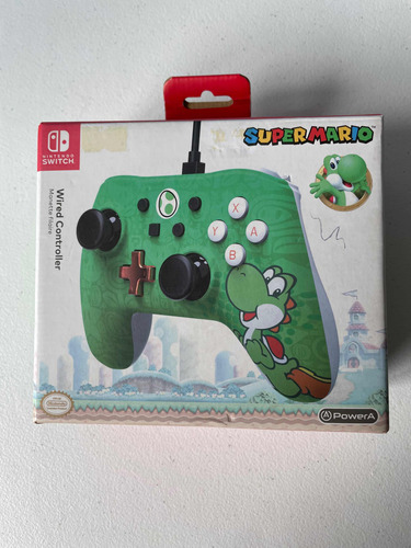 Controle Joystick Wired Controller Nintendo Yoshi