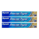 Reynolds Papel Para Congelador (50 Pies Cuadrados 3 Rollos)