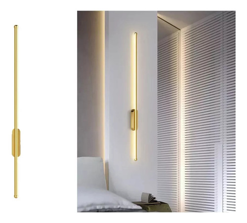 Lámpara De Pared Led De Tira Larga Para Interiores Y Exterio