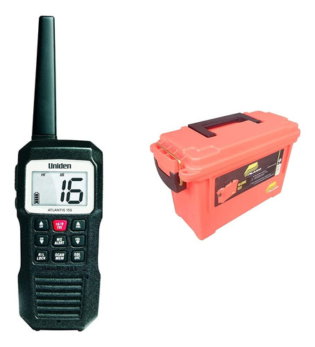 Uniden Atlantis 155 Handheld Two-way Vhf Marine Radio, All U