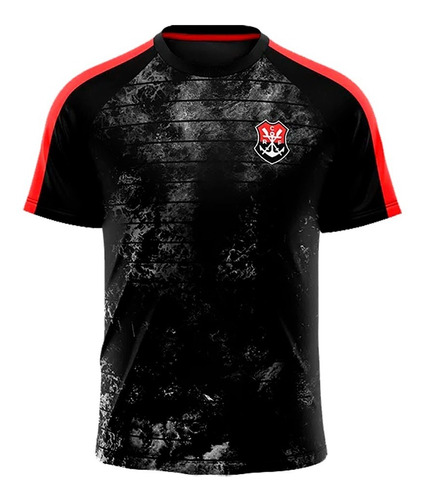 Camisa Flamengo Part Infantil Preta - Braziline