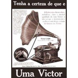 Cartaz Gramofone Gramophone Rca Victor Anos 40