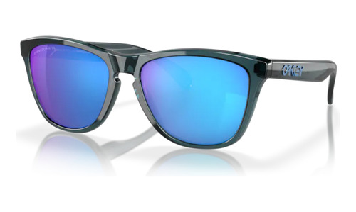 Óculos Oakley Frogskins Crystal Black Prizm Sapphire Iridium