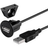 Cabo Usb 2.0 Extensão Macho Femea Para Central Multimídia 1