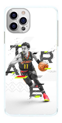 Capinha Trae Young Prerto E Branco Capa De Celular