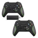 Kit 2 Controles Joystick Compativel Xbox One /pc Sem Fio