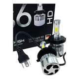 Bi Led Cree H4 Vw Gol Trend Power Alta Y Baja S6 44.000 Lm 