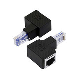 Adaptador Ethernet Yacsejao Cat5e/cat6 Rj45, Paquete De 2 Un