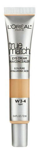 L'oreal Paris Crema De Ojos Y Corrector 12 Ml Tono W3-4 Light