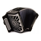 Acordeón Hohner A48221 Compadre Diatónico Sol-do-fa Negro