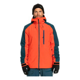 Campera Snow Quiksilver Mission Block Impermeable 10k Nieve