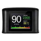 Display De Carro Hud Obd2 P10 Computador De Bordo Digital