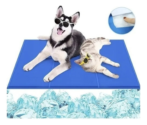 Manta Mat Refrigerante Para Mascotas Gel Refrescante 90x50