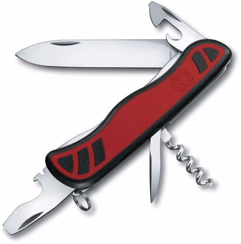 Navaja Victorinox Nomad 9 Usos 0.8351.c Roja Y Negra Suiza