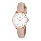 Reloj Q&q De Dama Modelo Qa21j803 Rosa