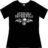 Blusa Avenged Sevenfold Dama Rock Metal Tv Camiseta Urbanoz