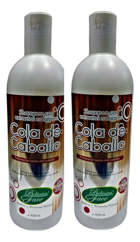 2 Shampoo Cola De Caballo 500ml - mL a $39