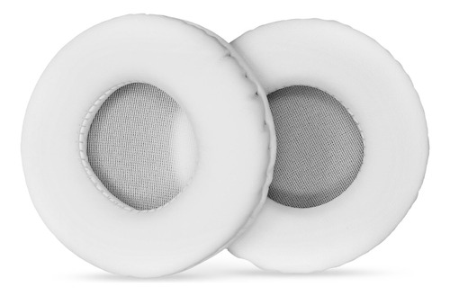 Almohadillas Para Orejas De 75 Mm, Color Blanco, Piel De Rep