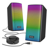 Caixa De Som Estéreo, Rgb, Pc, Micro Sd, Bluetooth