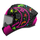 Casco Integral Rosa Axxis Draken A8 Certificado