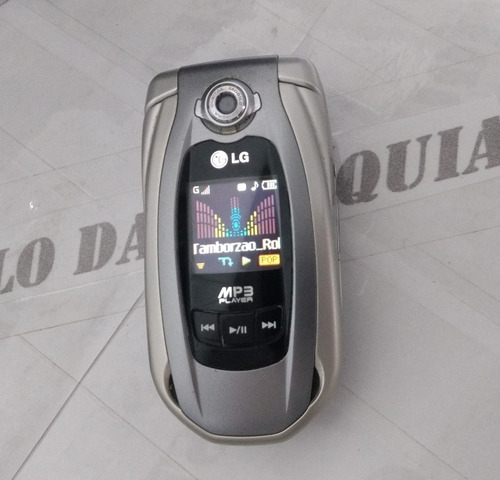 Celular LG Me500 Flip Estilo Carros Mp3 Antigo De Chip Usado
