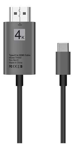Cable Adaptador Hdmi Tipo C Usb3.1 A Usb C 4k 2k Para Galaxy