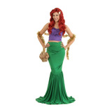 Disfraz Para Mujer Sirena Halloween 