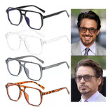 Gafas Monturas Tony Stark - Luz Azul  Descanso Gamer Celular