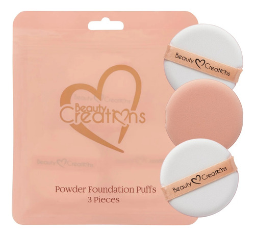 Set De 3 Esponjas Beauty Creations Powder Foundations Puffs