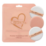 Set De 3 Esponjas Beauty Creations Powder Foundations Puffs
