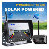 Cámara De Alimentada Energía Solar Monitor Ips De 7 Kit Dvr