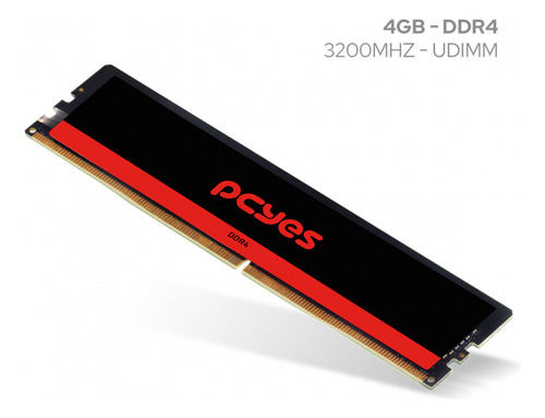 Memoria Pcyes Udimm 4gb Ddr4 3200mhz Pm043200d4