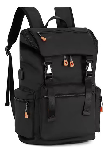 Mochila Con Usb Morral Casual Para Notebook Impermeable