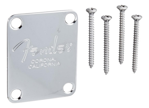 Fender American Standard Bqass - Placa Para Cuello  Cromada 