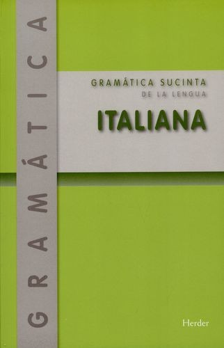 Libro Gramática Sucinta De La Lengua Italiana