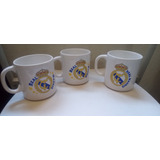 Taza Real Madrid X 3 Unidades ( Muy Buen Estado)