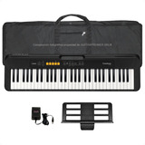 Organo Teclado 5/8 61 Teclas De Piano Usb Atril Fuente Funda