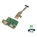 Placa De Puertos Usb Y Vga Toshiba Satellite L745 Original