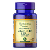 Vitamina D3 5000 Iu Mega Potencia Softge - L a $460