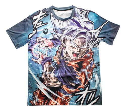 Playera Dragon Ball Goku Mui Camiseta Oversized Gym