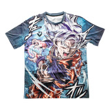 Playera Dragon Ball Goku Mui Camiseta Oversized Gym