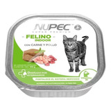 Alimento Para Gato Nupec Indoor Con Carne Y Pollo. Húmedo
