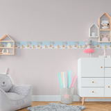 Faixa Decorativa Infantil Bebê Papel De Parede Quarto Menina