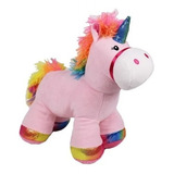 Unicornio De Peluche Pony Suave Kawaii Dif Colores 26 Cm